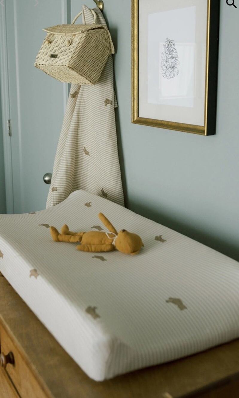 Oilo Bear Changing Pad Cover Cotton NEW SOLD OUT